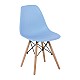 ART Wood Kαρέκλα Ξύλο / PP Σιέλ