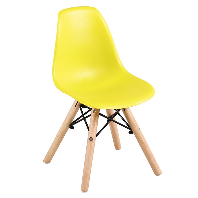 ART Wood Kid Καρέκλα Ξύλο / PP Κίτρινο
