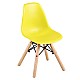 ART Wood Kid Καρέκλα Ξύλο / PP Κίτρινο