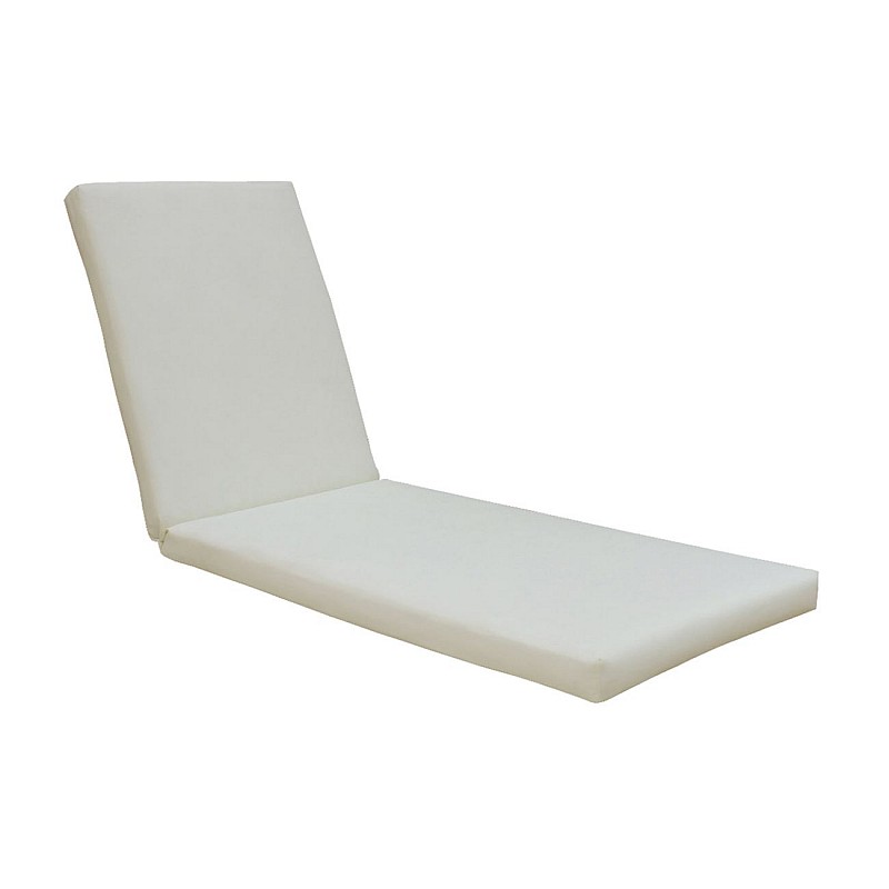 SUNLOUNGER Μαξιλάρι Ξαπλώστρας Εκρού Ύφ.WaterRepellent/Velcro