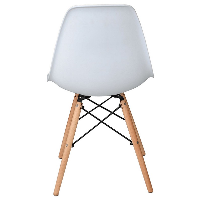 ART Wood Καρέκλα Ξύλο / PP Άσπρο - Pro
