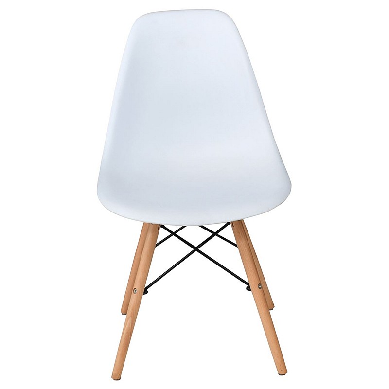 ART Wood Καρέκλα Ξύλο / PP Άσπρο - Pro