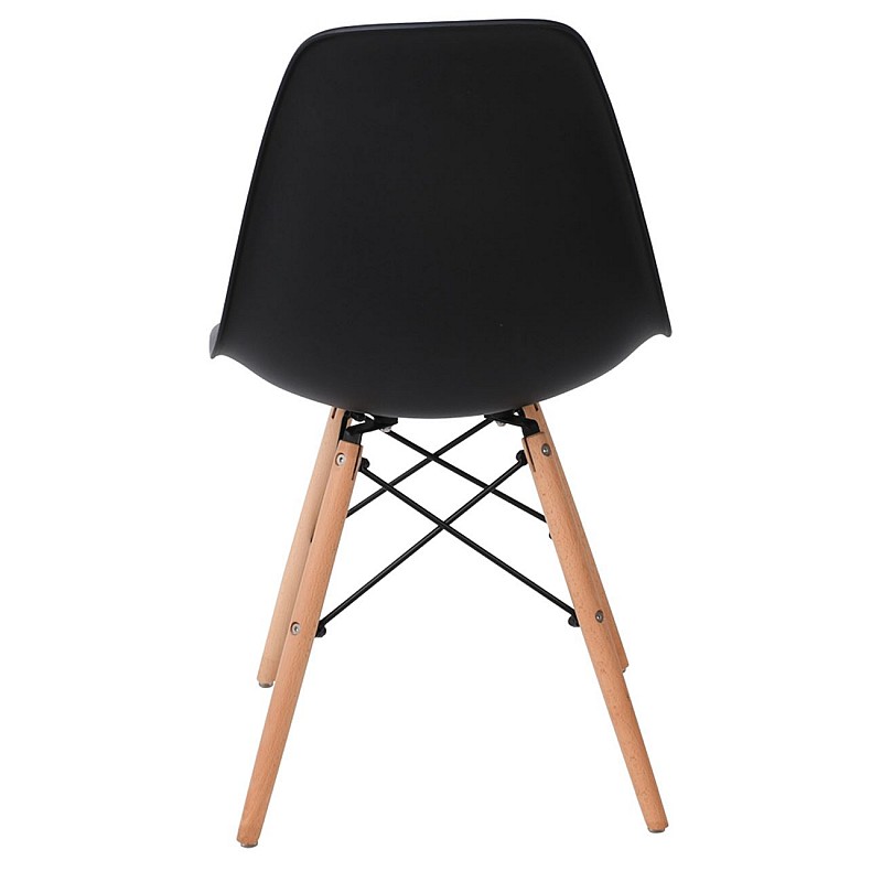 ART Wood Kαρέκλα Ξύλο  / PP Μαύρο - Pro
