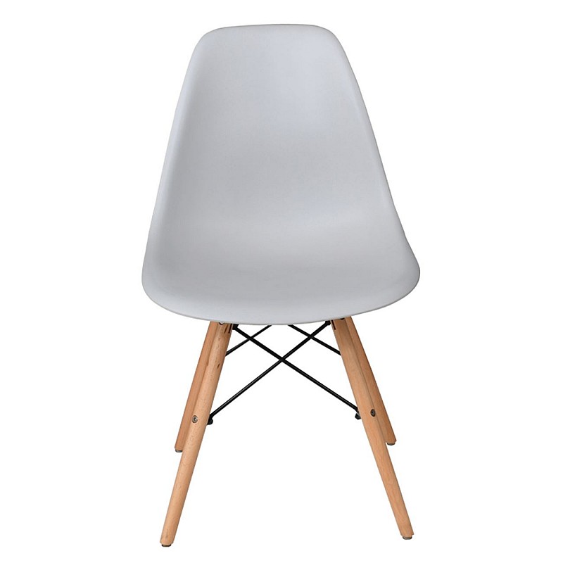 ART Wood Καρέκλα Ξύλο / PP Γκρι - Pro