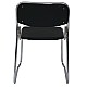 CAMPUS Καρέκλα Γραφείου Επισκέπτη - Στοιβαζόμενη Χρώμιο / Soft Pu Μαύρο