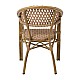 VEGERA Rattan Πολυθρόνα dining Αλουμίνιο & Wicker Φυσικό