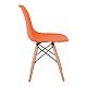 ART Wood Kαρέκλα Ξύλο / PP Πορτοκαλί