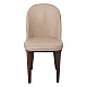 ΤΕΧ Καρέκλα Μέταλλο Βαφή Καρυδί / Linen PU Μπεζ