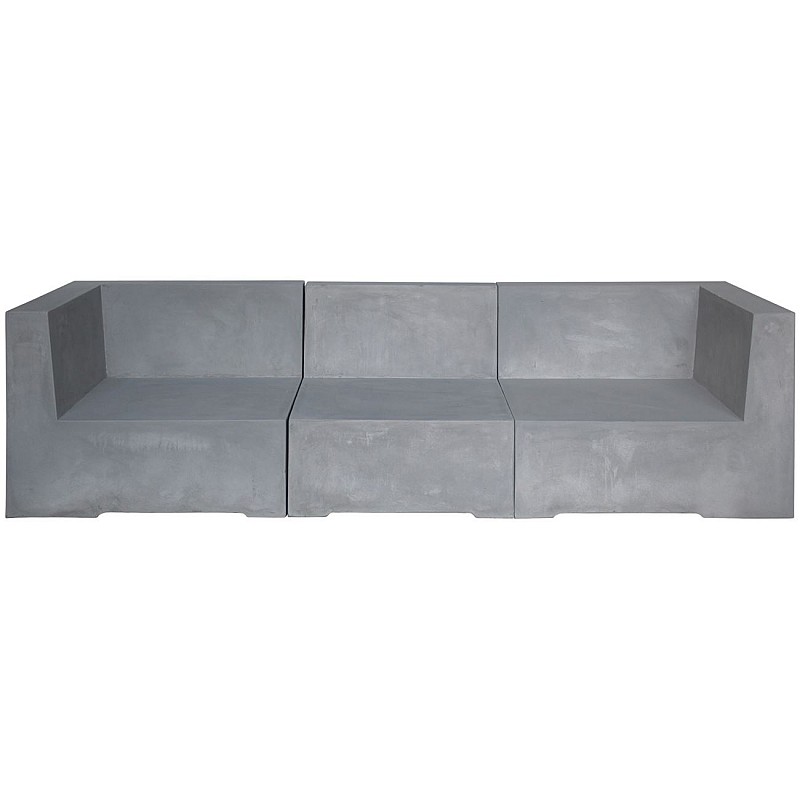 CONCRETE 3θέσιος καναπές Cement Grey