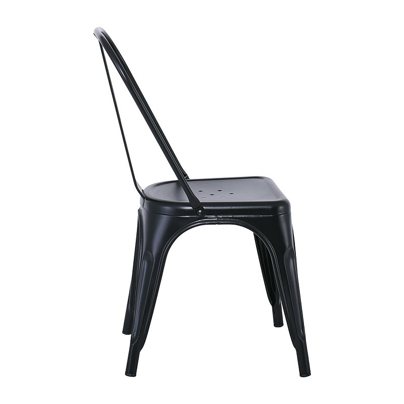 RELIX καρέκλα Steel Μαύρo