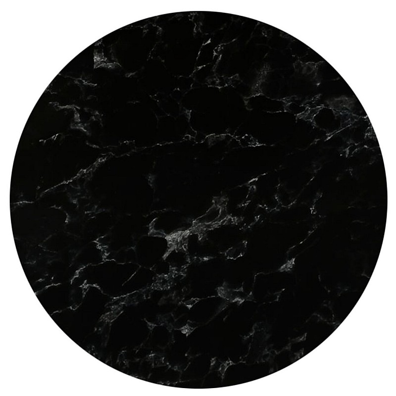 HPL (High Pressure Laminated) Επιφάνεια Τραπεζιού Απόχρωση Black Marble