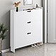 Παπουτσοθήκη MDF - Melamine Απόχρωση Άσπρο Παπουτσοθήκη MDF - Melamine Απόχρωση Άσπρο