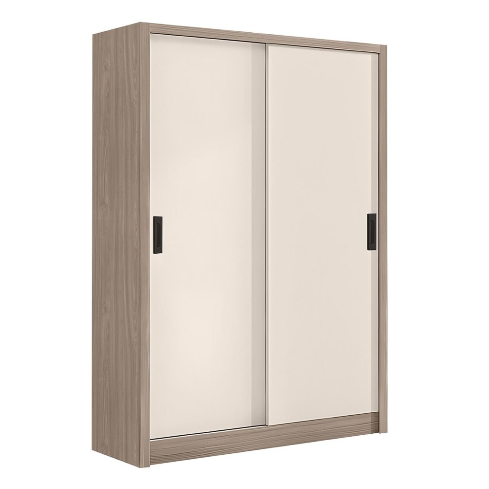 VANITY Ντουλάπα Δίφυλλη -Συρόμενη, Αποχρώσεων Sonoma Oak & Cream