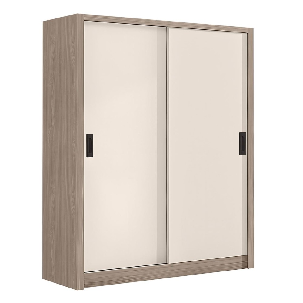 VANITY Ντουλάπα Δίφυλλη -Συρόμενη, Αποχρώσεων Sonoma Oak & Cream