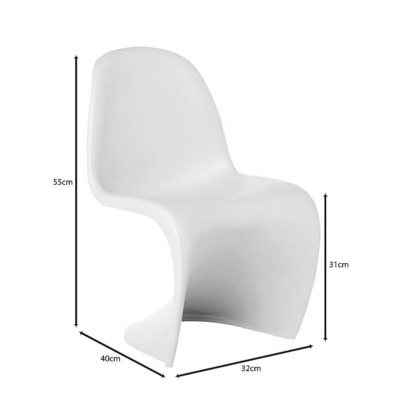 BLEND Kid Καρέκλα, PP Άσπρο