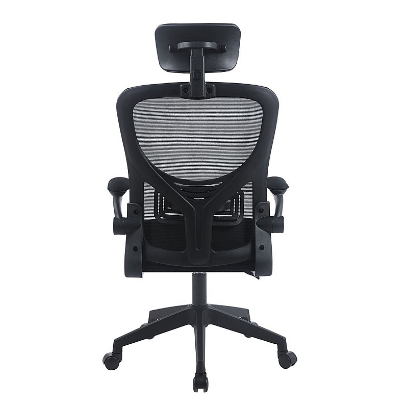 BF3055 Πολυθρόνα Γραφείου- Διευθυντή, Mesh Μαύρο