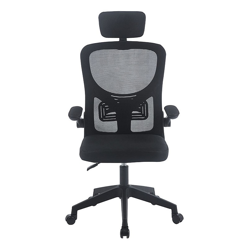 BF3055 Πολυθρόνα Γραφείου- Διευθυντή, Mesh Μαύρο