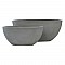 FLOWER POT-4  Set 2 τεμαχίων Cement Grey