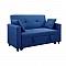 IMOLA Καναπές / Κρεβάτι Σαλονιού - Καθιστικού 2Θέσιος / Ύφασμα Μπλε