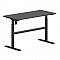 LEVEL Γραφείο Η/Υ Ηλεκτρικό Ρυθμιζόμενο, Πολλαπλών επιλογών ύψους, Μαύρο