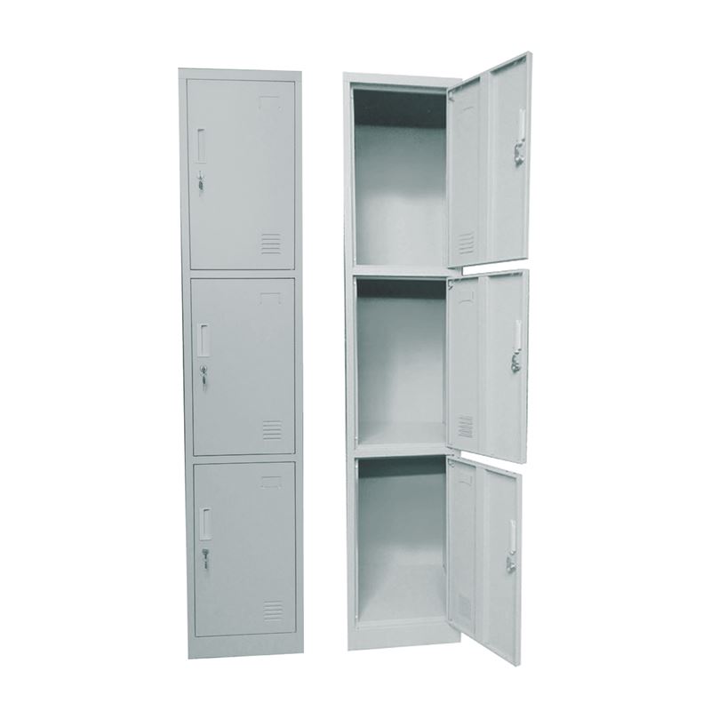 LOCKER 3 θέσεων Μεταλλικό Γκρι