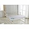 MARIN Set : Daybed (για στρώμα 90x190) + Βοηθητικό Κρεβάτι με Στρώμα 185x85 Μέταλλο Άσπρο