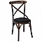 MARLIN Καρέκλα Μέταλλο Βαφή Black Gold / PU Μαύρο