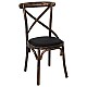 MARLIN Καρέκλα Μέταλλο Βαφή Black Gold / PU Μαύρο