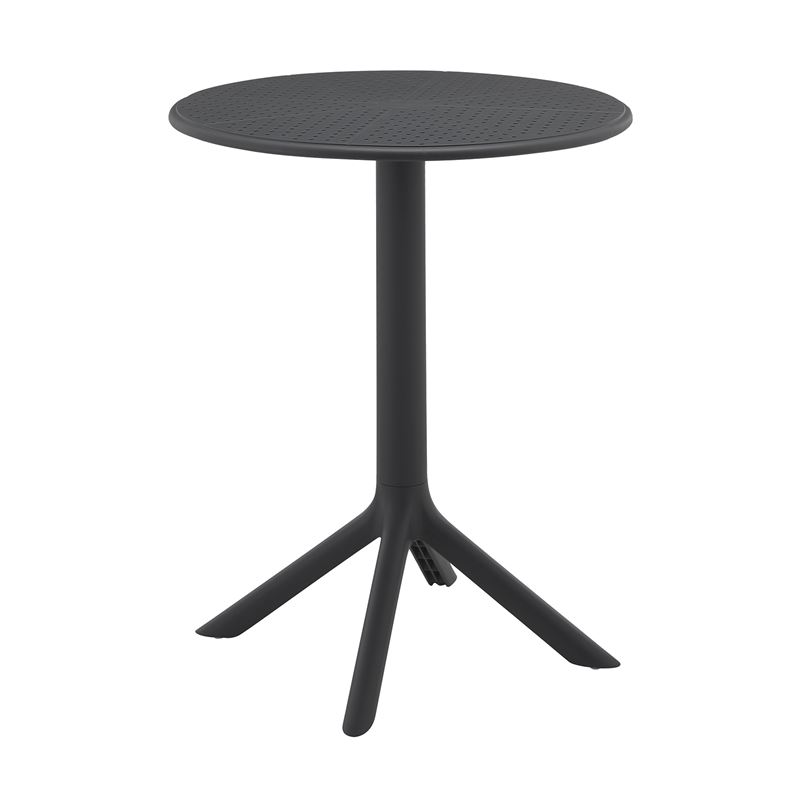 MODA-H Τραπέζι Κήπου - Βεράντας, PP - UV Protection, Απόχρωση Ανθρακί