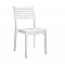 OLIMPIA Καρέκλα Στοιβαζόμενη Πλαστική Άσπρη