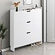 Παπουτσοθήκη MDF - Melamine Απόχρωση Άσπρο Παπουτσοθήκη MDF - Melamine Απόχρωση Άσπρο
