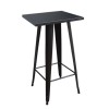 RELIX τραπέζι BAR Μεταλλικό Μαύρο